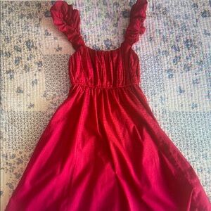 Charming Red Kids Dress